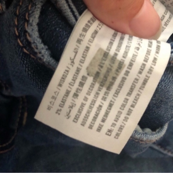 Hollister Women's Blue Distressed Straight Leg Jeans - Picture 5 of 8